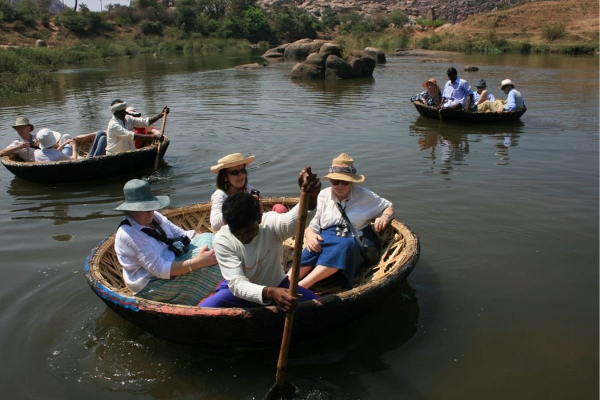 coracle ride in dandeli activities at [dandeli stay inn]